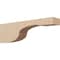 Ekena Millwork 4"W x 24"D x 8"H Thin Del Monte Rough Cedar Woodgrain TimberThane Corbel, Primed Tan CORUR04X24X08DELRCPR - alternate 1